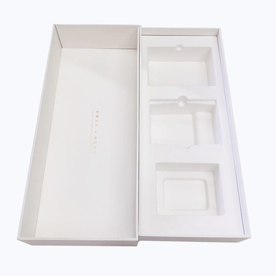 Paper Medicine Packaging Box With Holographic Effect Embossing Wet Pulp Tray