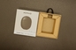 Embossing Eco Friendly Packaging , Kraft Tray Box 2PMS 4C Printing , FSC paper string hang tab
