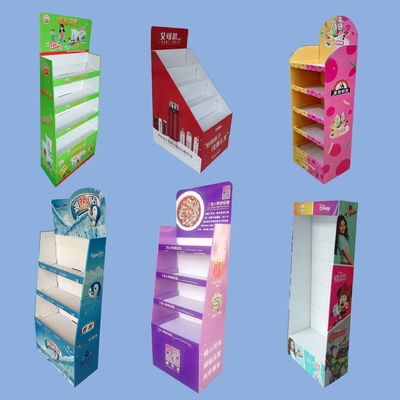 Supermarket Display Paper Box Bahan artpaper 350g bergelombang